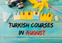 Turkish Courses in August, 2025
