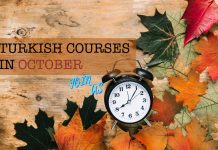 Turkish Courses in October, 2025